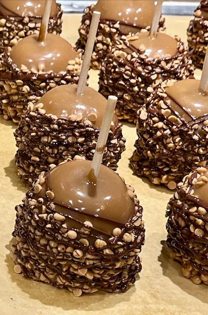 Dark Chocolate candy apple