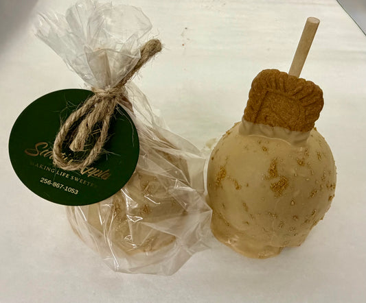Cookie Butter Biscoff Caramel Apple